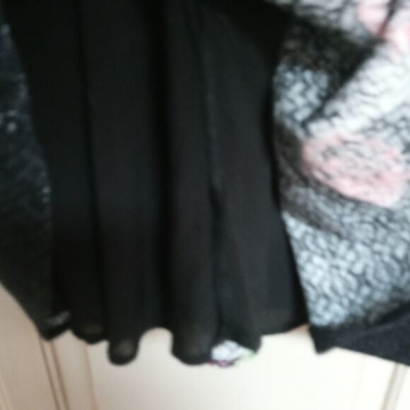 Free People Sz. 0 Printed Daisy Waist Dress Festival Concert Grunge - Picture 14 of 16